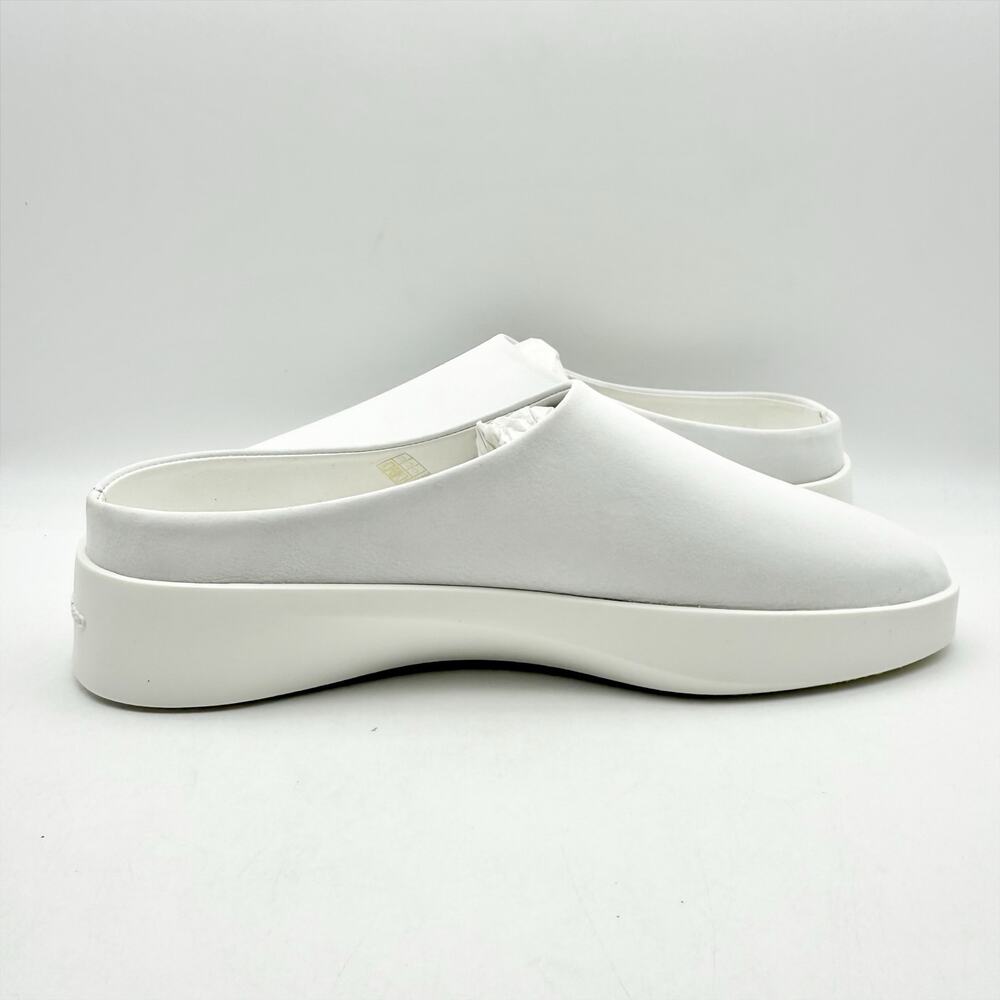 Wolf & Shepherd Cruise Mule Slip On Shoes Mens 7.5 Womens 9 White Leather NIB - Picture 6 of 14